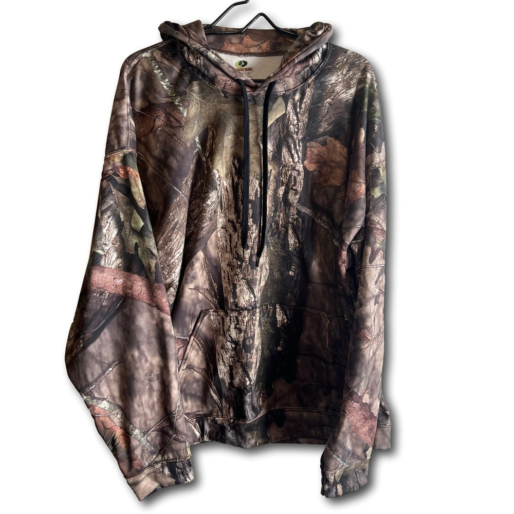 Mossy Oak Camouflage Hoodie Men’s Size XL Long Sleeve Outdoor Hunting